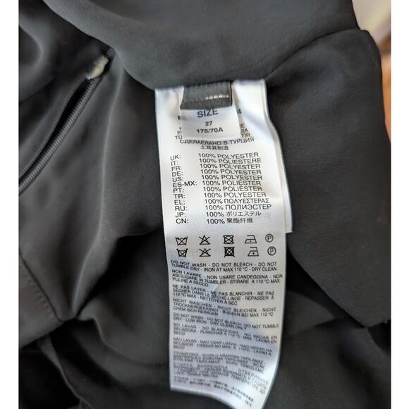 Diesel Black Ruffle Fray Hem Skirt Size 27 - Picture 9 of 10